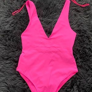 Zara neon pink bodysuit